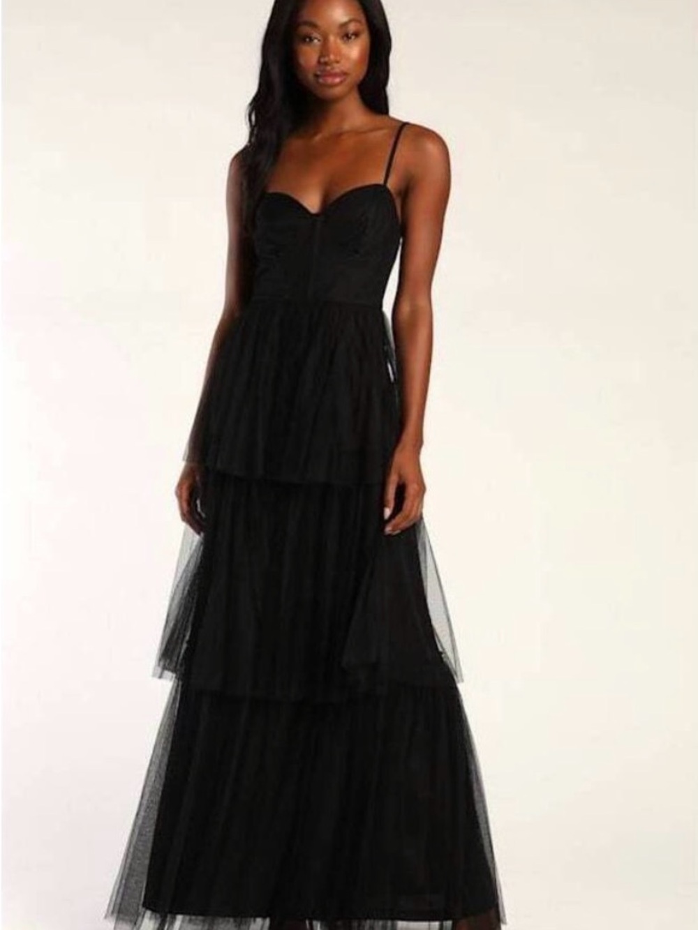 Lulu's Black High Low Dress
